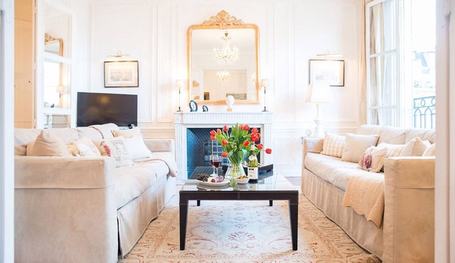 Experience Opulent Parisian Living with Twinkling Eiffel Views