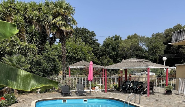 Ground floor of villa with swimming pool, near the sea