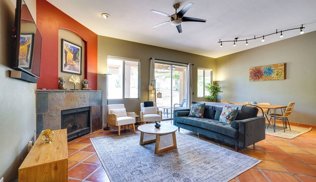 Hot Tub & Patio! Luxury Tucson Retreat