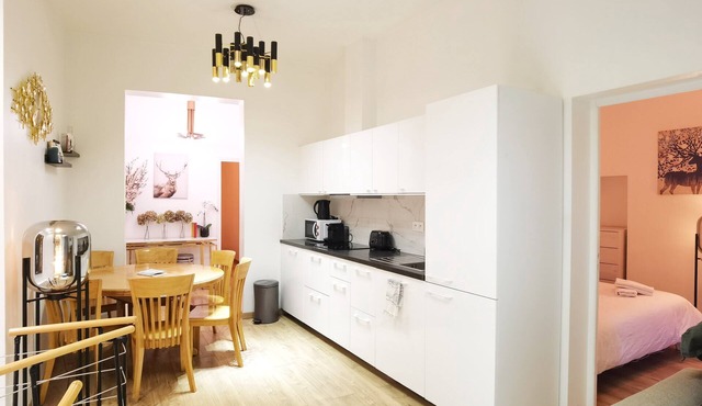 Le Marais/Sunshine Apt/5 bdrs/3 mins to metro