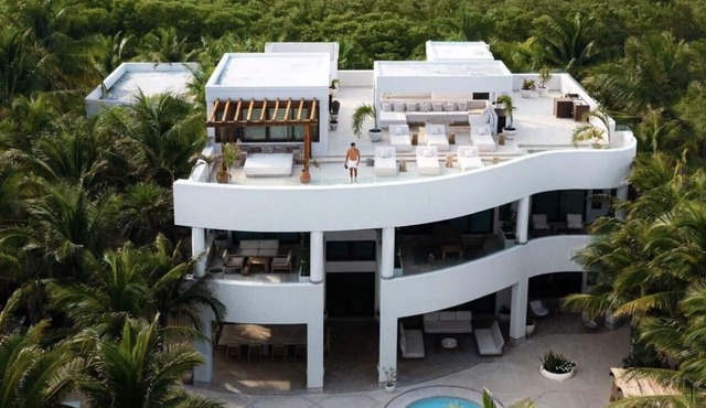 Luxury Beachfront Villa in Tulum with Private Chef