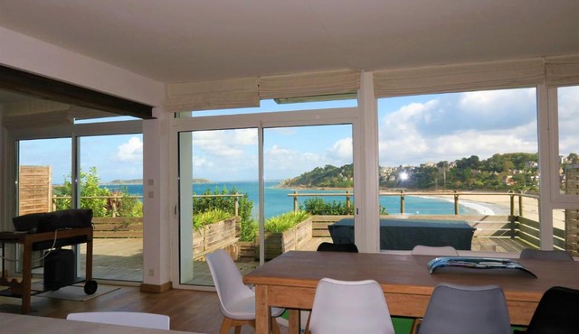 Maison avec Terrasse Superbe Vue Mer plage de Trestraou - ref 907