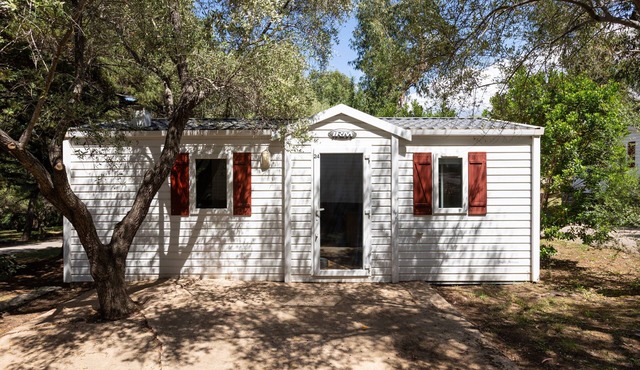 Mobile Home “Village Camping De L'ostriconi 24” with Sea View, Shared Pool, and Wi-Fi