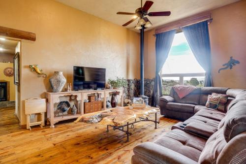 Mtn-View Adobe Home w/Large Deck Near Prescott!