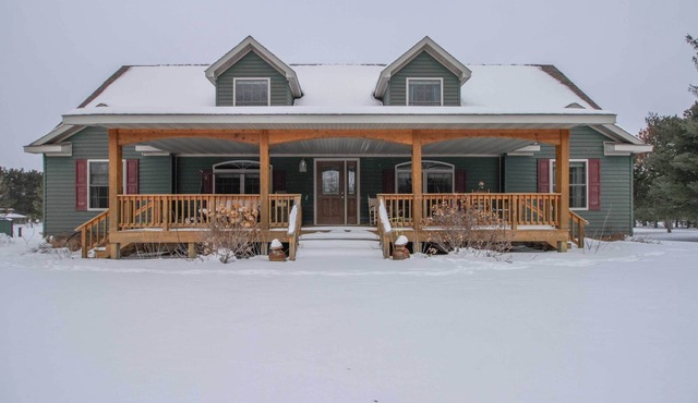 NEW! Quaint Farmhouse w/ Deck, Fire Pit & Grill!