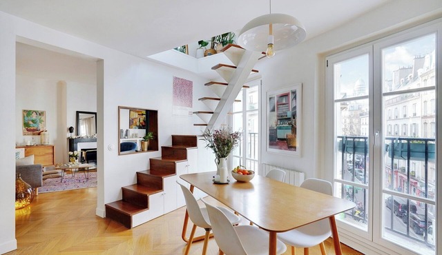 Paris with a view : a 2 bedroom apartment overlooking the Sacré Coeur