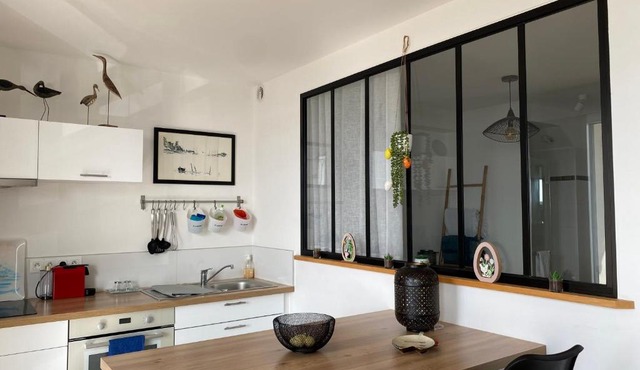 Splendide vue face à la mer avec garage