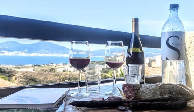 Studio Terrace View of Ajaccio Bay
