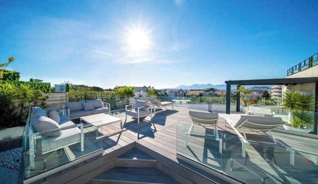Sumptuous terrace apartment - Cannes - Sea view