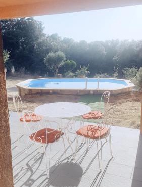 Très joli gîte T3, 55m2 climatisé avec Piscine Privée région Propriano 5 personnes