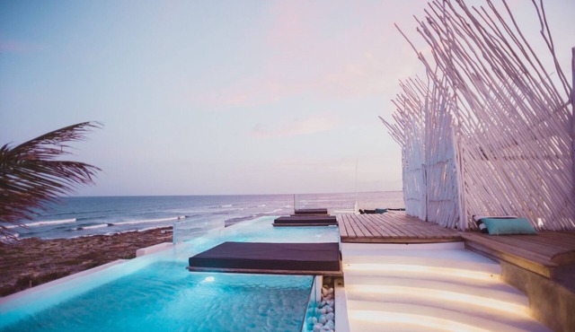 Tulum Beachfront Villa - Weekly discount and staff included!