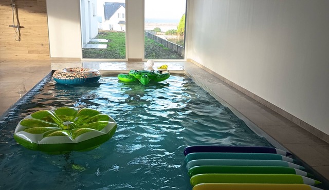 Villa des Heaux5* Maison avec piscine, au bord du Sillon de Talbert