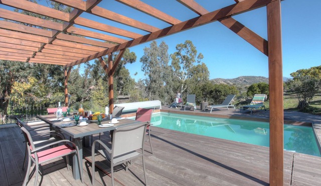 Villa la Porte des Agriate - terrasse et piscine