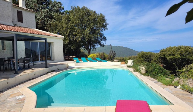 Villa Les Oliviers breathtaking sea and mountain views