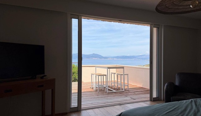 Villa sea view with heated pool - Coti-Chiavari - 8 people